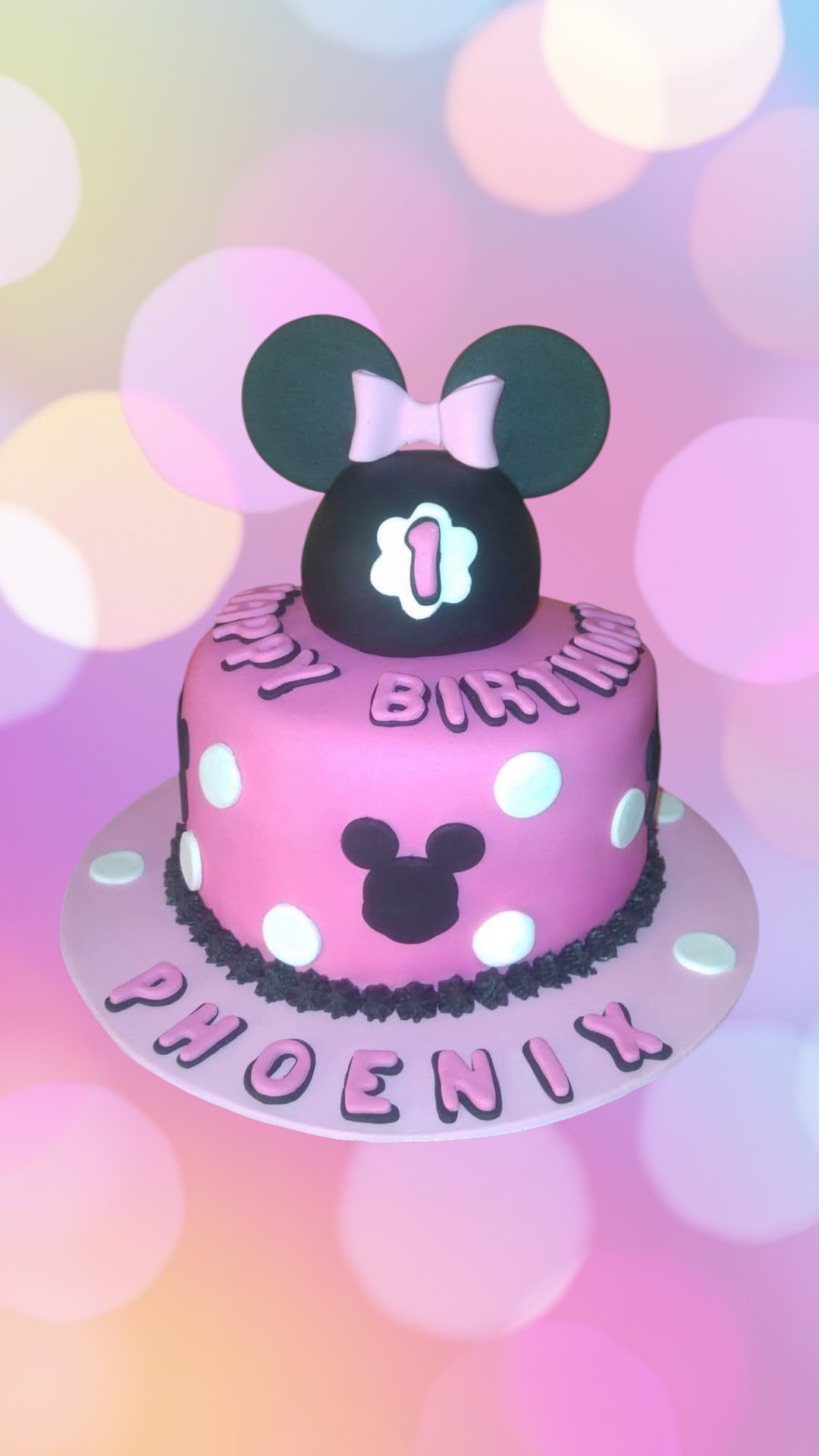 Minnie Mouse Polka Dot First Birthday